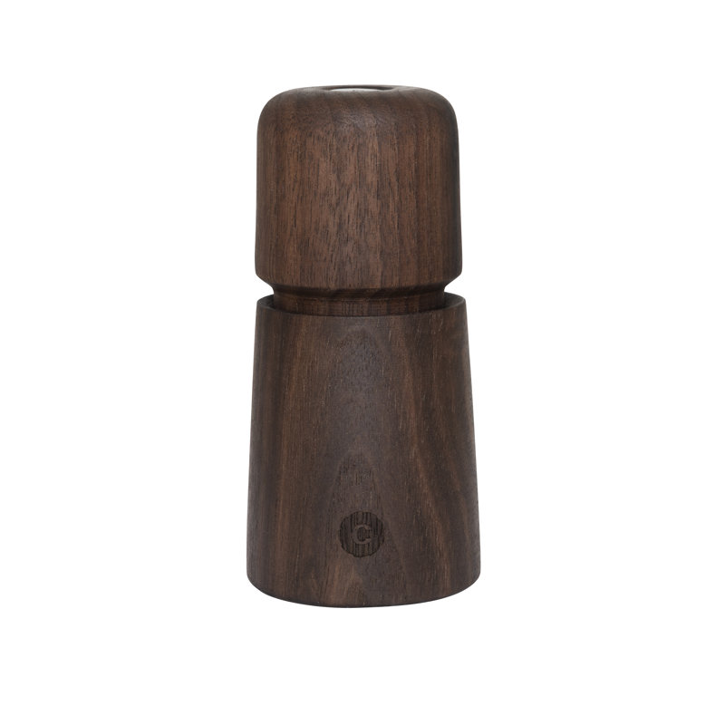 Crushgrind Stockholm Salt/Pepper Mill, 14cm H x 6.5 cm W x 6.5 cm D, Walnut