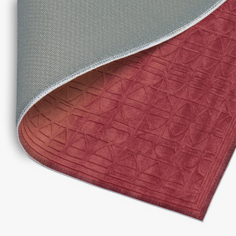 Tapis brun intérieur et extérieur Trellis, Rectangle 4pi x 6 pi