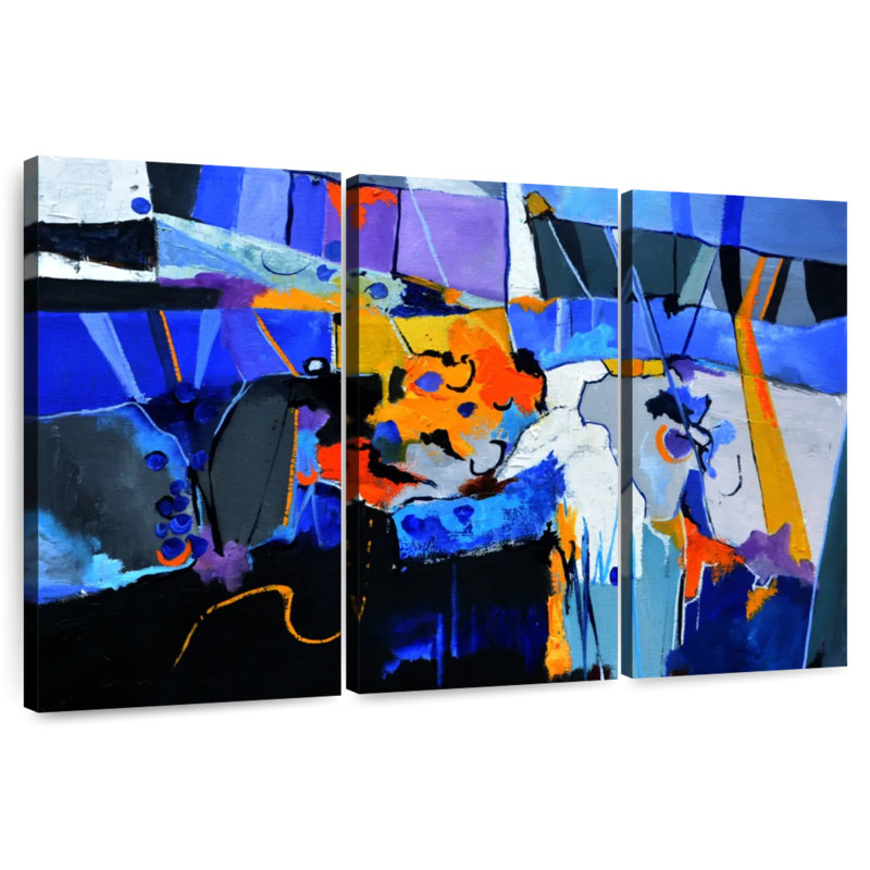 Avery Smile Abstract, 32" H x 50" W