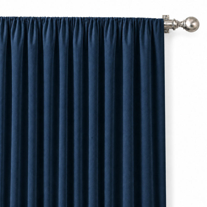 Solid Velvet | Velluto Fabric, Navy
