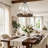 Temescal 6-Light Wood Dimmable Wagon Wheel Chandelier-2105555500