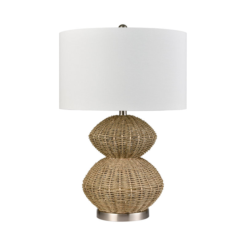 Lampe de table 1 lumière Helia 27 po de haut - Naturel