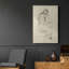 Croquis rétro CV encadré sur toile-1149157424
