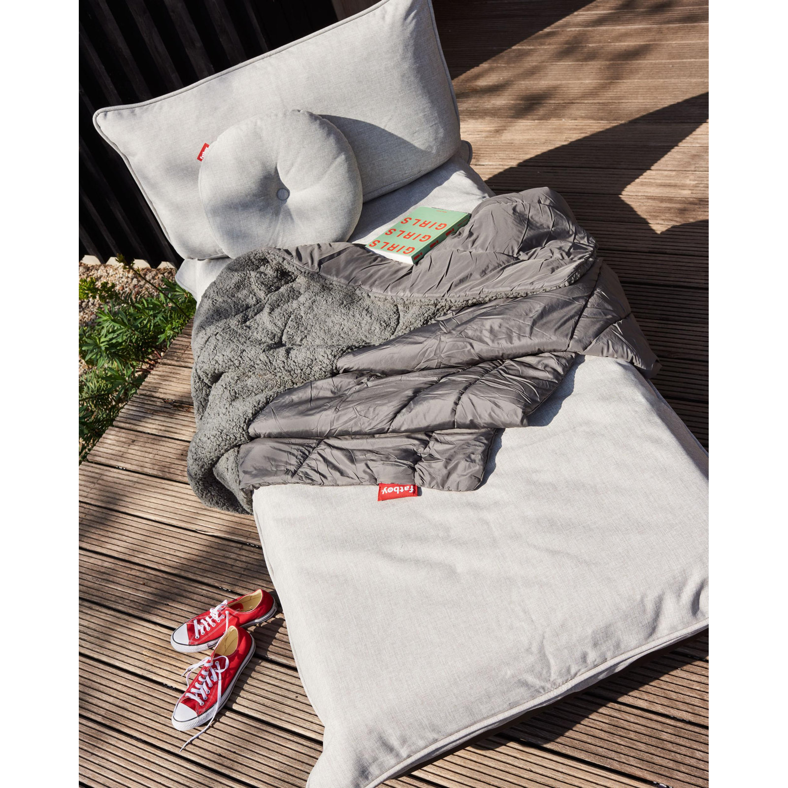 Paletti Sunbrella® Patio Lounge Chair, Mist