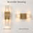 Ulah 17.5" Height Gold Wallchiere