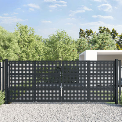 Ebern Designs Garden Gate Anthracite 