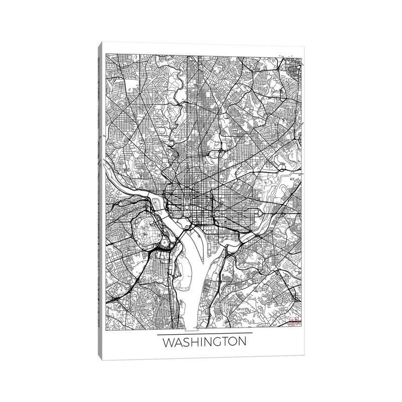 Los Angeles to Riverside 1 Piece Wrapped Canvas Wall Art, 30.48 cm H x 45.72 cm W