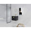 Meuble-lavabo mural avec lavabo en céramique et armoire latérale à 1 porte, portes à fermeture douce (KD-Packing)-1678388513