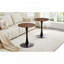 Table tulipe ronde 23,6 po - Faux noyer, base piédestal, 2 à 4 sièges-1663570660