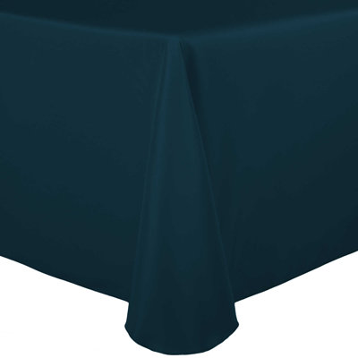 3 Pack Oval Polyester Linen Tablecloth