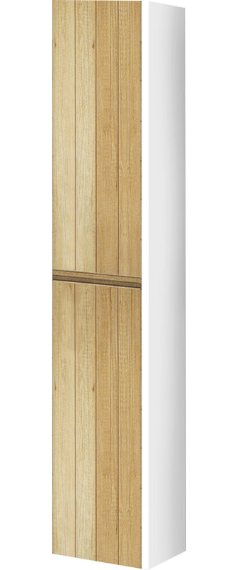 Linen Cabinet, Nature/White