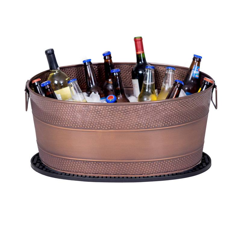 Chand Metal Beverage Tub, Copper