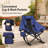 Suteck Oversized Folding Camping Chair, Thick Padded Outdoor  Rocking Chair for Patio Lawn Camping-129026518