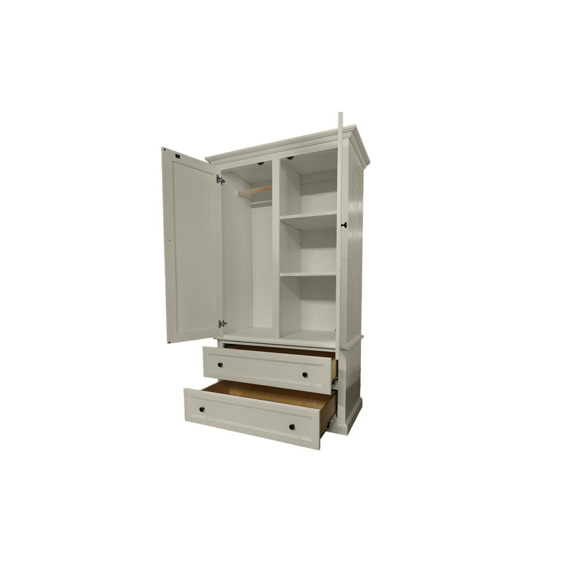 Armoire-penderie Modern, Blanc doux
