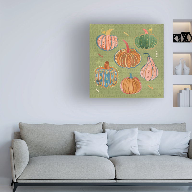 Art mural sur toile «Bachelor Dina June Harvest Whimsy III», H 35 po x l 35 po