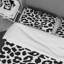 Black And White Leopard Pattern II Animal Print Duvet Cover
