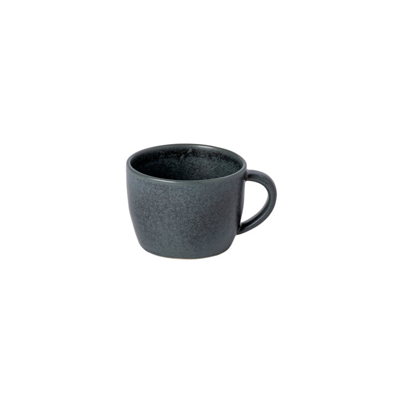 Livia Handmade Stoneware Coffee Mug, Matte Black