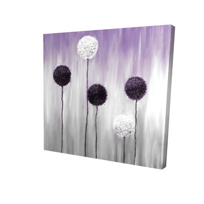 " Purple And Allium Flowers "