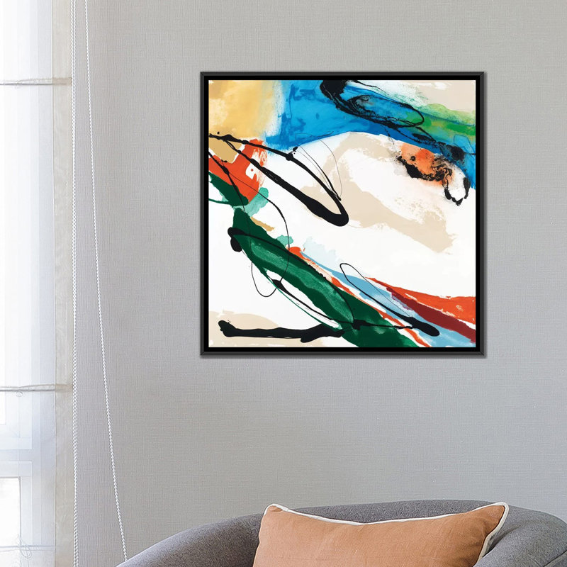 « fabriquer iv », impression sur toile, H 18 po x l 18 po x P 1,5 po, Toile avec cadre noir, Pas de tapis