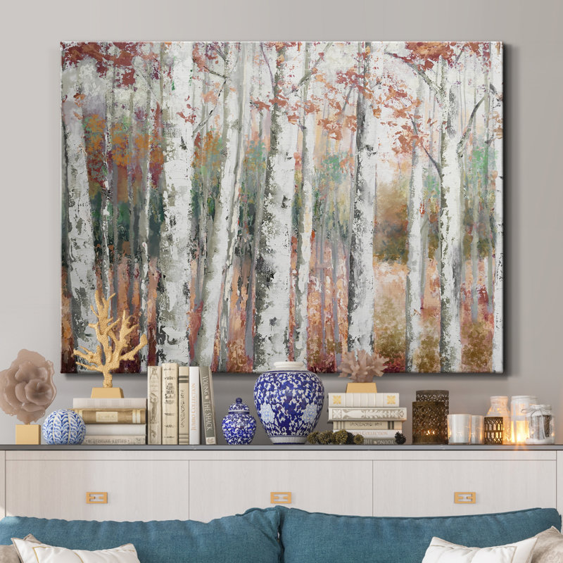 " Rustic Woodland ", 30" H x 40" W x 1.5" D