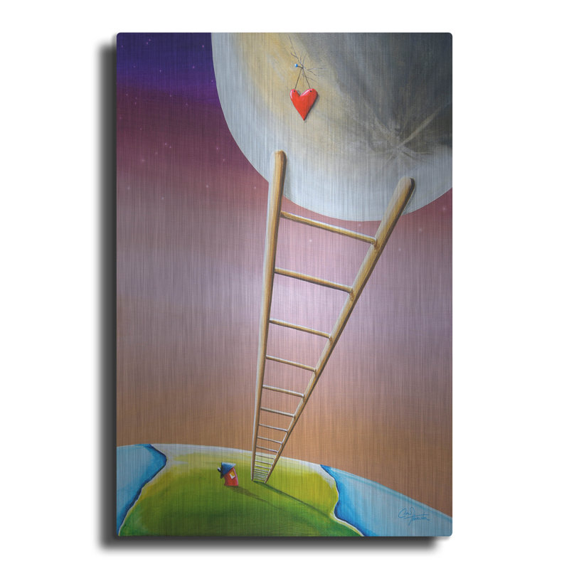 «Destination Moon» par Cindy Thornton, H 24 po x l 16 po