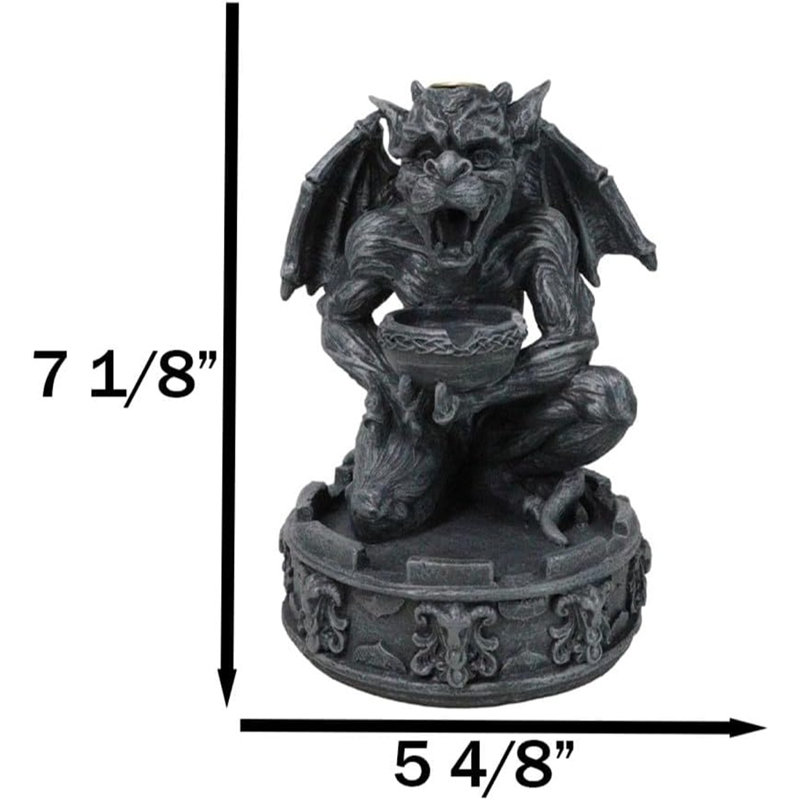 Figurine de brûleur d'encens gothique