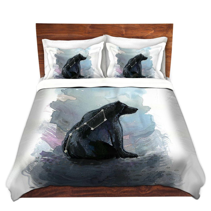 Ensemble de housse de couette ursa major, 1 housse simple + 1 taie standard