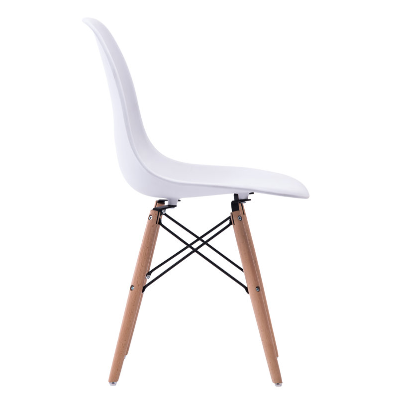 Chaise d'appoint Demello, Blanc, 4