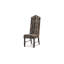 Manhattan Seating Upholstered Side Chair in Black/Beige
