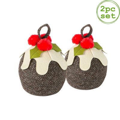 Nicola Spring - Christmas Door Stops - 19 x 28cm - Pudding