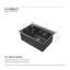 Évier de cuisine durable en acier inoxydable encastrable 27 x 19 pouces avec un seul bol et une finition noire, idéal pour les cuisines modernes