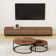 2-piece Set, Expandable Tv Cabinet With Three Drawers And Nesting Coffee Table