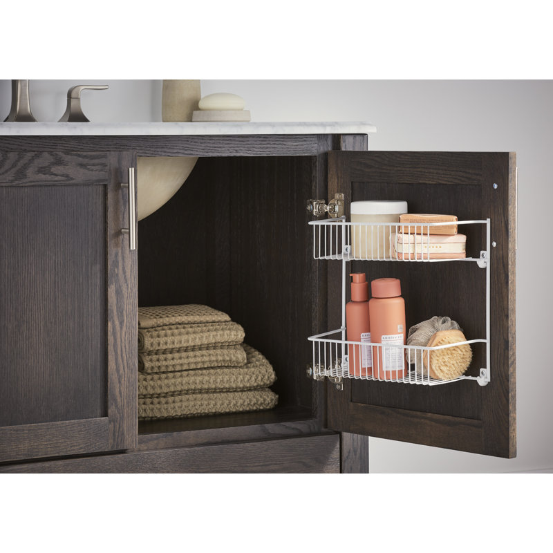 Two Tier Mesh Shelving Rack for Kitchen or Utility Storage by ClosetMaid