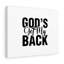 God's Got My Back - Wrapped Canvas Print-1867146147