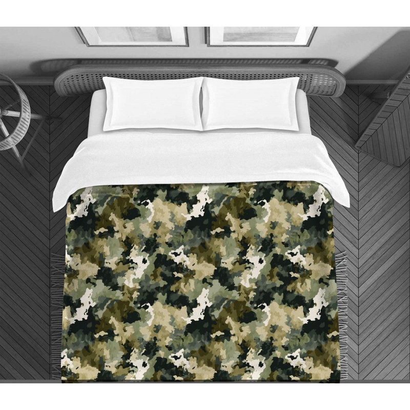 Camoflauge Army Comforter, Twin Extra Long Comforter