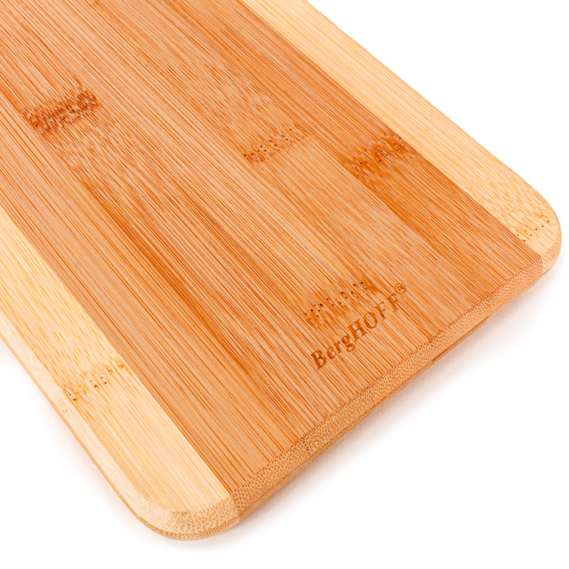 BergHOFF Rayon from Bamboo Long Two-Toned Rectangle Cutting Board, 14.2x6x0.7"