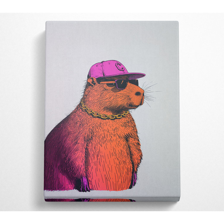 Cappy Little Guy Canvas Art Print