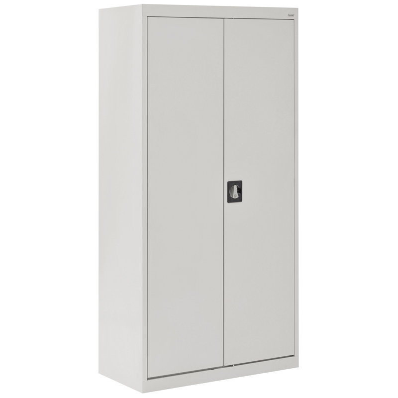Elite Series Steel Single Storage Cabinet ( 72'' H x 36'' W x 24'' D), Dove Gray