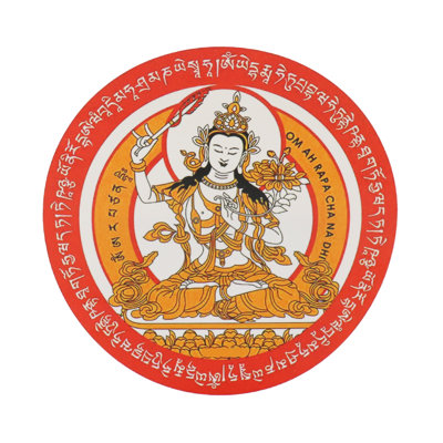 Ensemble de 2 décorations murales pour fenêtre Manjushri