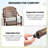 Aluminum Stackable Outdoor Dining Chair