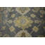 Tapis oriental gris Oushak Chobi Mute