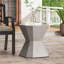 Table d'appoint d'extérieur en béton léger