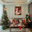 Art mural sur toile Père Noël-1249260076