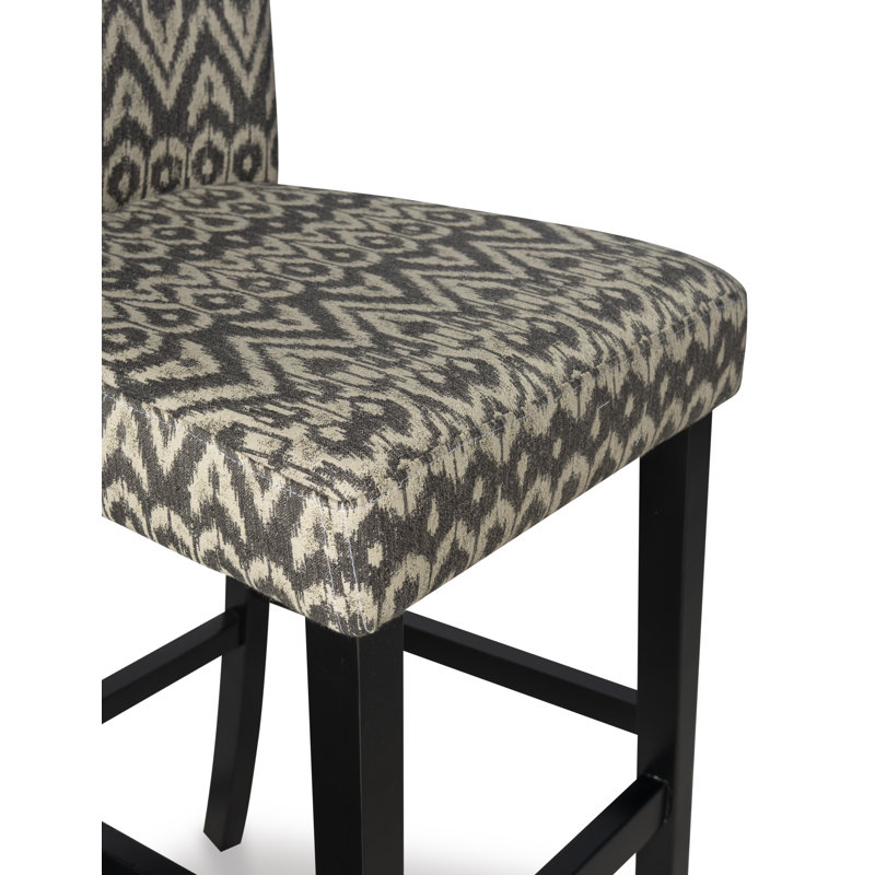 Barahona Upholstered Counter Stool, Driftwood, Bar Stool (30” Seat Height)