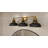 Kiarn 3-Light Aged Brass Bath Light