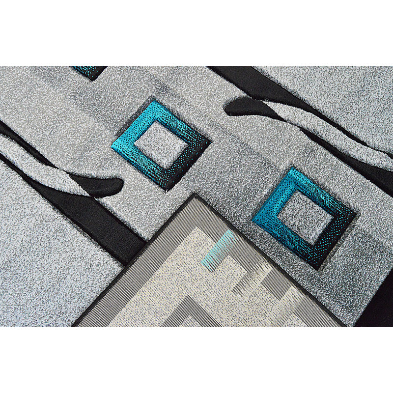 Kennell Abstract Indoor Rug, Rectangle 9'2" x 12'5"