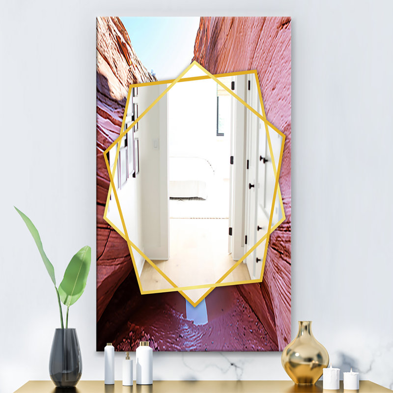 Miroir d'appoint Desert, H 24 po x l 32 po