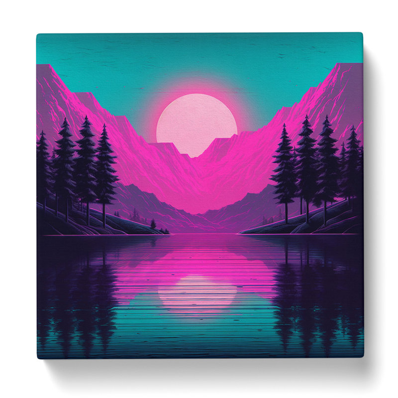 Modern Wall Art - Wrapped Canvas, 50cm H x 50cm W x 3cm D