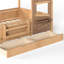 Solid Wood Bed with Built-In Stairs-1020775528-1020775529