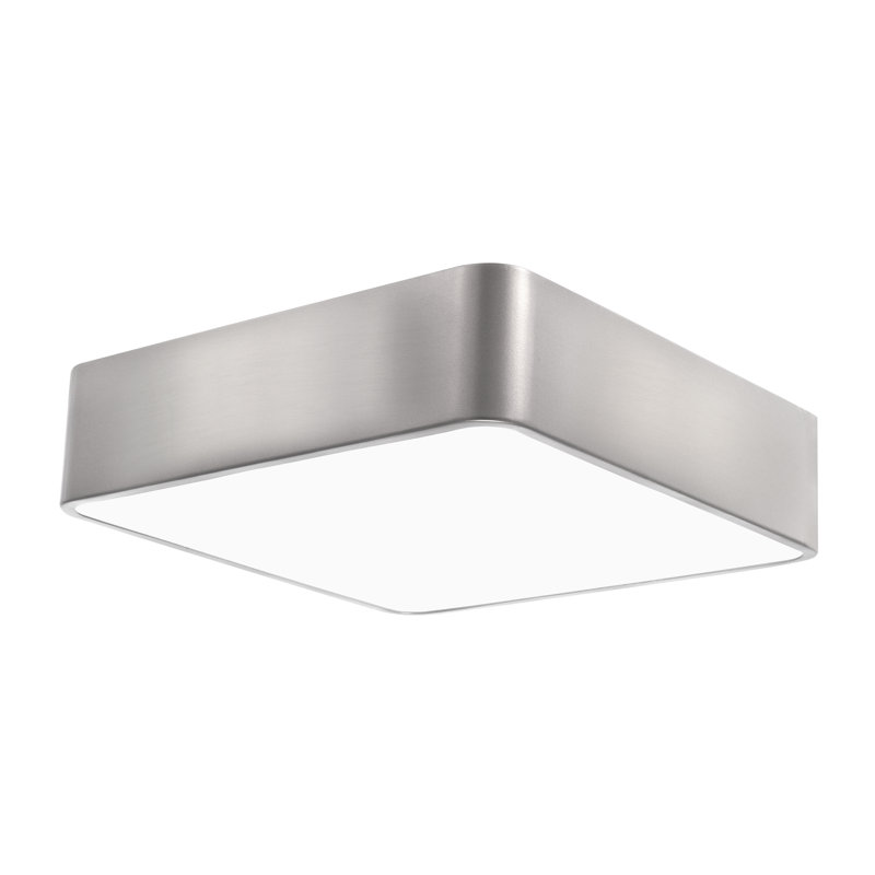 Flush Mount, Brushed Aluminium, 46cm